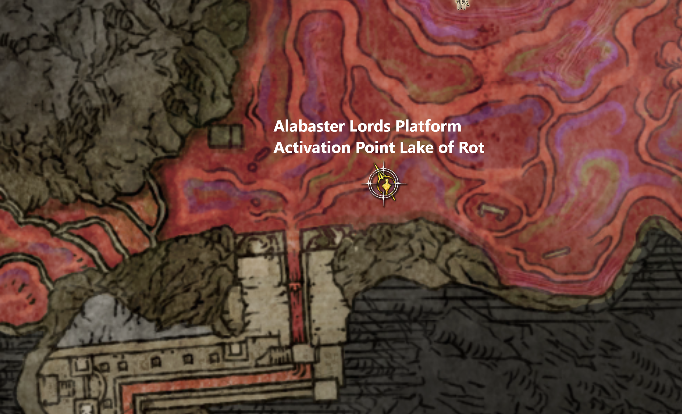alabaster lords location lake of rot
