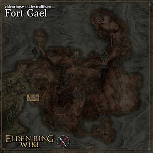 fort gael location map elden ring wiki guide 300px