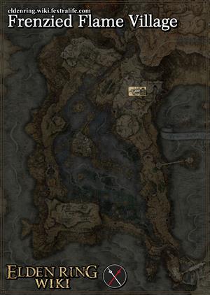 frenzied flame village location map elden ring wiki guide 300px