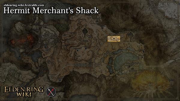 hermit merchants shack location map elden ring wiki guide 600px