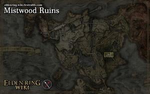 mistwood ruins location map elden ring wiki guide 300px