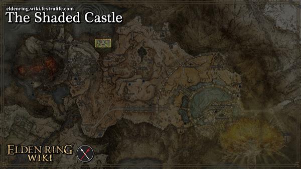 the shaded castle location map elden ring wiki guide 600px