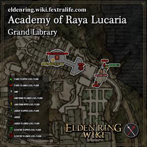 academy of raya lucaria grand library dungeon map elden ring wiki guide 300px