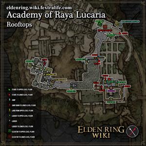 academy of raya lucaria rooftops dungeon map elden ring wiki guide 300px