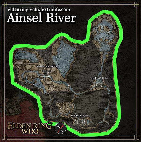 ainsel river location map elden ring wiki guide 600px