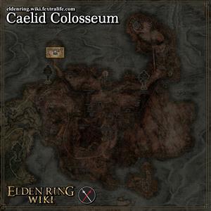 caelid colosseum location map elden ring wiki guide 300px