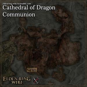 cathedral of dragon communion location map elden ring wiki guide 300px