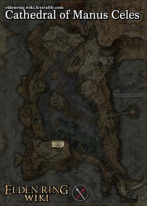 cathedral of manus celes location map elden ring wiki guide 300px