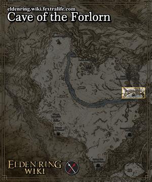 cave of the forlorn location map elden ring wiki guide 300px