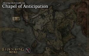 chapel of anticipation location map elden ring wiki guide 300px