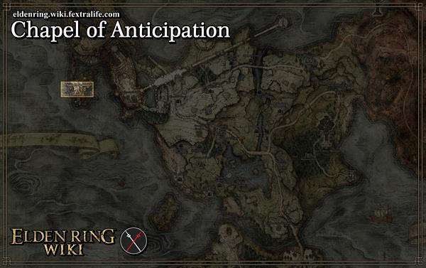 chapel of anticipation location map elden ring wiki guide 600px
