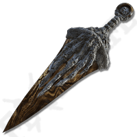 cinquedea dagger weapon elden ring wiki guide 200px