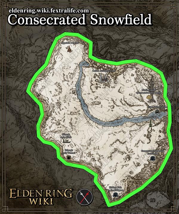 consecrated snowfield location map elden ring wiki guide 600px