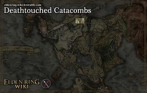 deathtouched catacombs location map elden ring wiki guide 300px