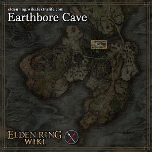 earthbore cave location map elden ring wiki guide 300px