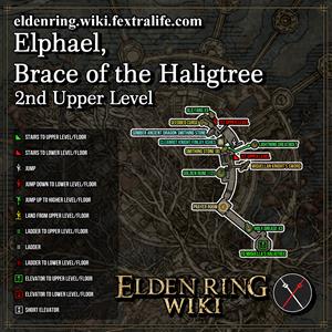 elphael brace of the haligtree 2nd upper floor dungeon map elden ring wiki guide 300px