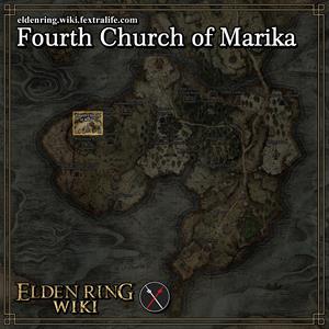 fourth church of marika location map elden ring wiki guide 300px