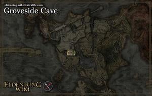 groveside cave location map elden ring wiki guide 300px