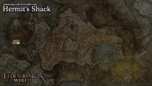 hermits shack location map elden ring wiki guide 300px