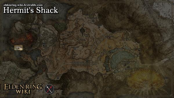 hermits shack location map elden ring wiki guide 600px
