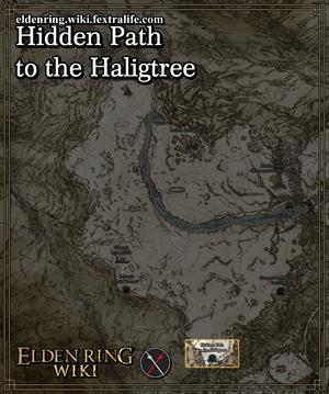 hidden path to the haligtree location map elden ring wiki guide 300px