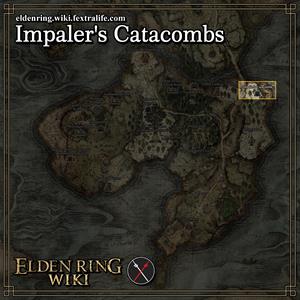 impalers catacombs location map elden ring wiki guide 300px