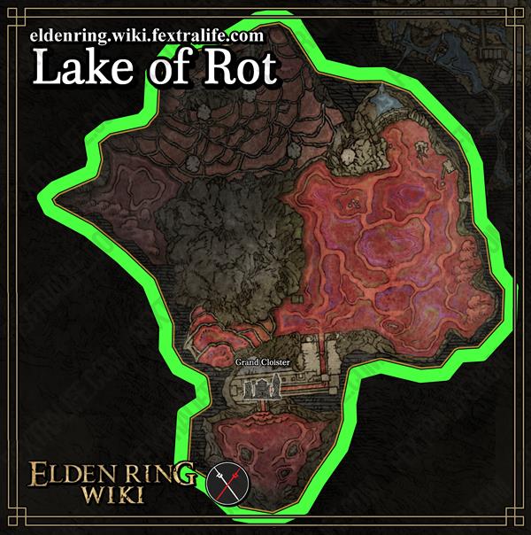 lake of rot location map elden ring wiki guide 600px
