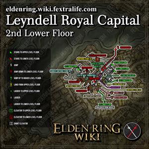 leyndell royal capital 2nd lower floor a dungeon map elden ring wiki guide 300px