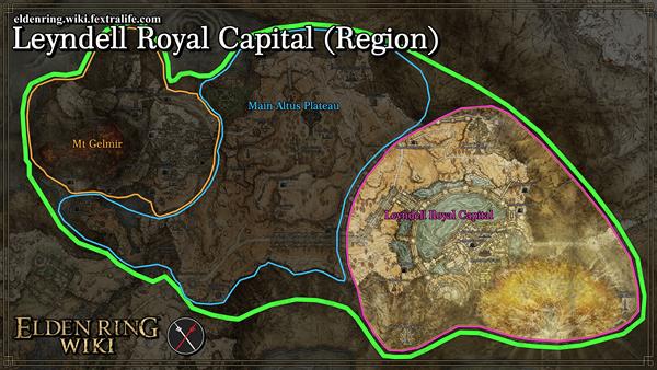 leyndell royal capital region location map elden ring wiki guide 600px