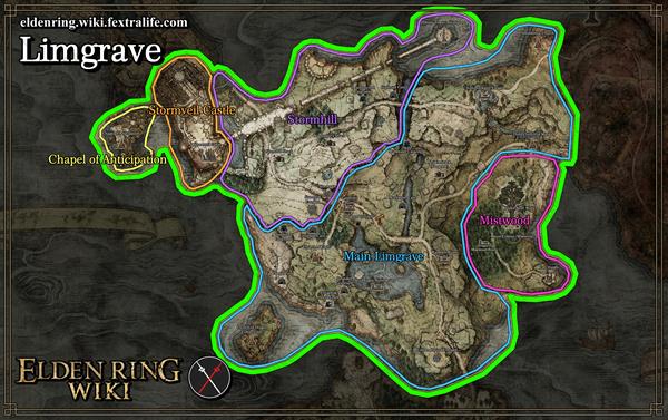 limgrave reg map elden ring wiki guide 600px
