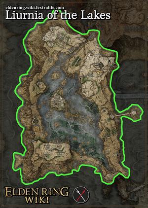 liurnia of the lakes location map elden ring wiki guide 300px