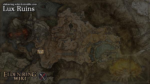 lux ruins location map elden ring wiki guide 600px
