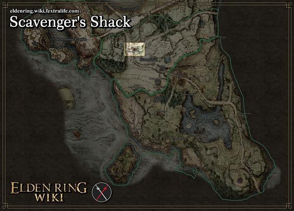 map scavengers shack elden ring wiki guide 600px