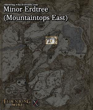 minor erdtree mountaintops east location map elden ring wiki guide 300px
