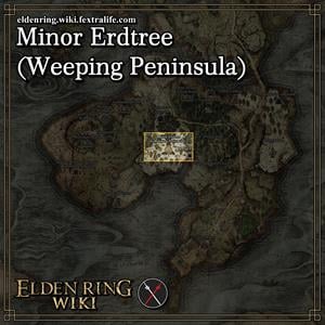 minor erdtree weeping peninsula location map elden ring wiki guide 300px