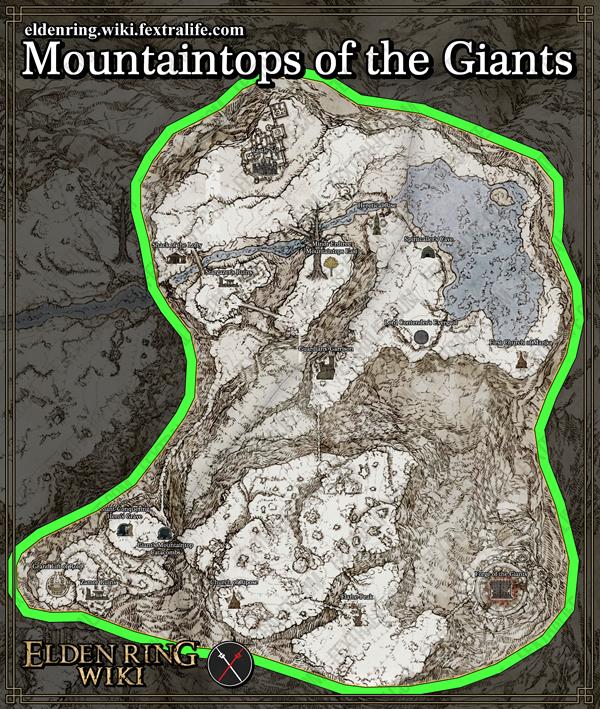 mountaintops of the giants location map elden ring wiki guide 600px