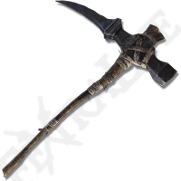 pickaxe warhammer weapon elden ring wiki guide 200px