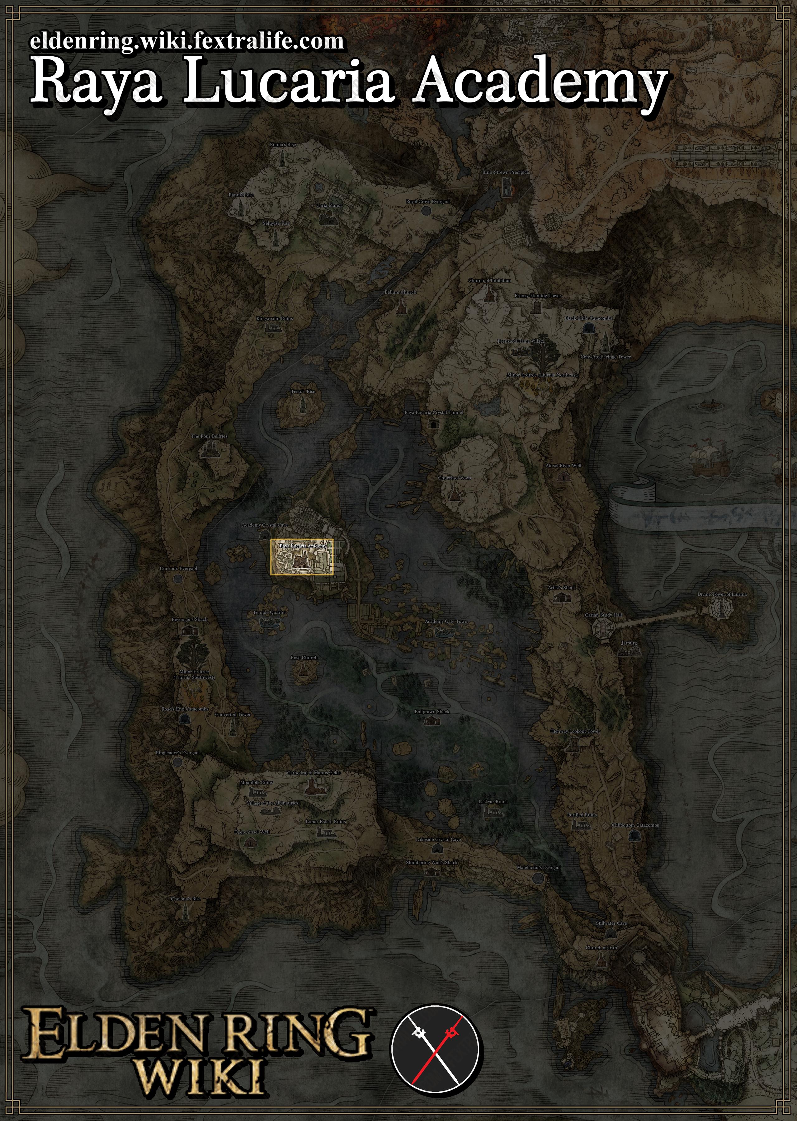 Elden Ring Academy of Raya Lucaria: All Item Locations Guide 