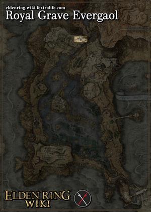 royal grave evergaol location map elden ring wiki guide 300px