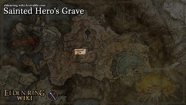 sainted heros grave location map elden ring wiki guide 600px