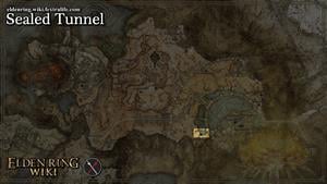sealed tunnel location map elden ring wiki guide 300px