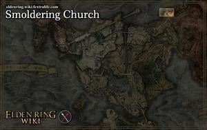 smoldering church location map elden ring wiki guide 300px