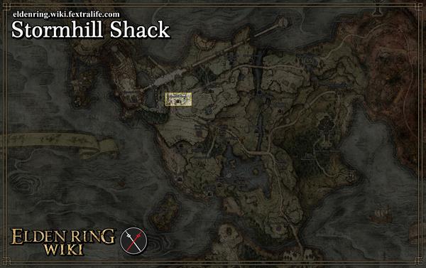 stormhill shack location map elden ring wiki guide 600px