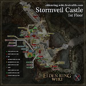 stormveil castle 1st floor level dungeon map elden ring wiki guide 300px