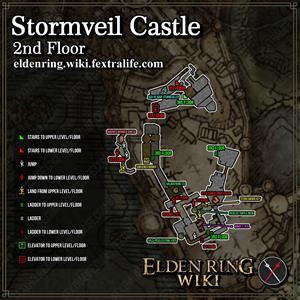 stormveil castle 2nd floor dungeon map elden ring wiki guide 300px