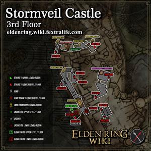 stormveil castle 3rd floor dungeon map elden ring wiki guide 300px