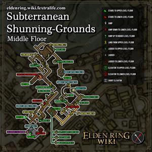 subterranean shunning grounds middle floor dungeon map elden ring wiki guide 300px