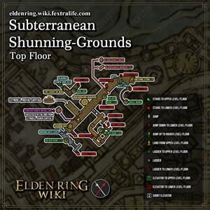 subterranean shunning grounds top floor dungeon map elden ring wiki guide 300px