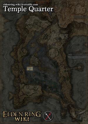 temple quarter location map elden ring wiki guide 300px