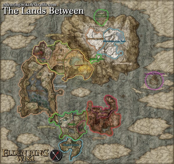 the lands between map elden ring wiki guide 600px